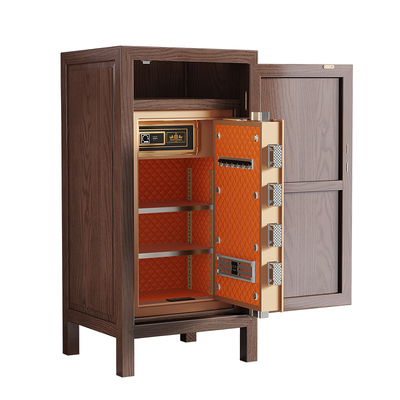 虎牌保险柜家用防盗中式复古实木