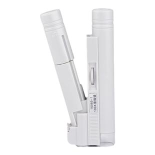 德国高清放大镜100倍便携式手持显微镜儿童科学中小学生专用150倍高倍手握简易显微镜带刻度非1000倍校区推荐