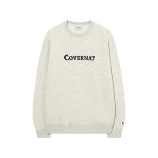 【英宇同款】COVERNAT韩国卫衣男2025新款秋圆领长袖外套情侣卫衣