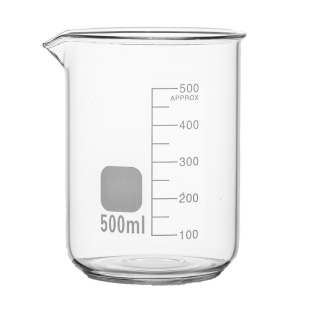 玻璃小烧杯量杯带刻度实验器材化验室250ml中药杯子耐高温大容量