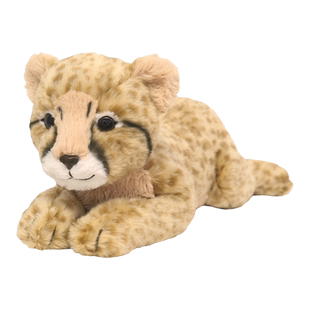 日本sunlemon仿真猎豹毛绒玩偶豹子玩具公仔安抚娃娃儿童生日礼物