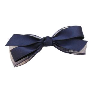 蝴蝶结发梳韩国头饰品发插梳碎发刘海顶夹倒插发饰发卡发夹发叉女