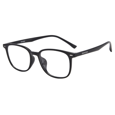 诗维达近视眼镜框百搭男素颜方圆黑框镜架女款可配凯米度数R25018