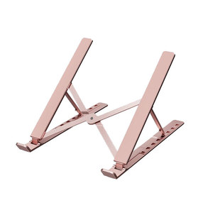 笔记本电脑支架女生可爱折叠便携托架铝合金底座硅胶防滑桌面增高散热适用华为苹果笔记本通用散热架办公学生