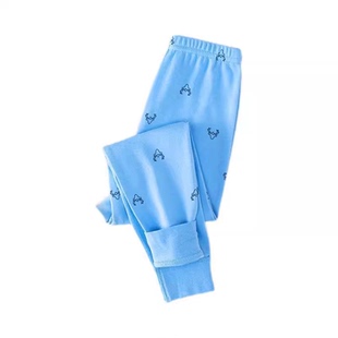 日系2件装儿童秋裤全棉男女童打底裤纯棉保暖长裤子宝宝棉毛裤A类