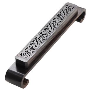 黑檀木实木底座线香盒卧香盒底托复古家居摆件线香盒香薰炉线香炉