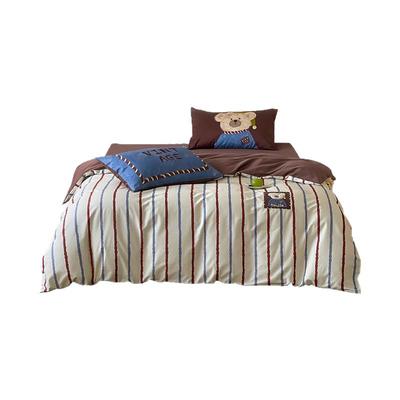 美拉德卡通100支全棉贡缎四件套