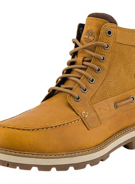Timberland添柏岚男鞋户外皮质鞋面高帮徒步登山大黄靴6寸靴A697H