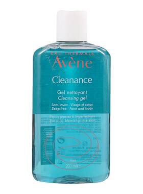 雅漾洗舒缓洁肤凝胶面奶Avene