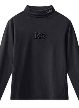 Lee kids儿童官方正品针织打底衫中高领秋季舒适打底可外穿男女童