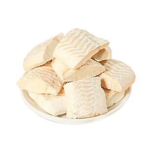 冻干鳕鱼块试吃宠物冻干片猫狗零食家里增肥发腮营养用品奖励训练