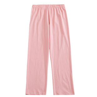 优质棉料新款纯色休闲长裤春夏秋松紧宽松空调裤可外穿睡裤女薄款