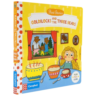 金发女孩和三只熊 英文原版绘本 First Stories Goldilocks and the Three Bears BUSY系列童话篇 英文版英语纸板机关操作活动书