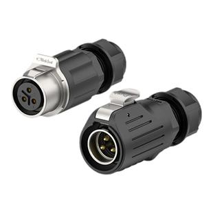 免焊接防水公母对插头EW-LP20大电流23457多芯20A航空插头连接器