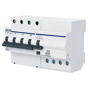 松下空气开关BDE63R带漏电保护2P4P16A-63A漏保断路器空气开关