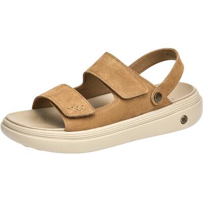 千百度舒行鞋26夏季凉鞋真皮男鞋