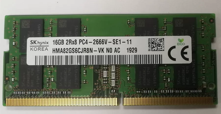 SK Hynix/Xianfeng x 1 16GB 2RX8PC4-2666V   DR4 