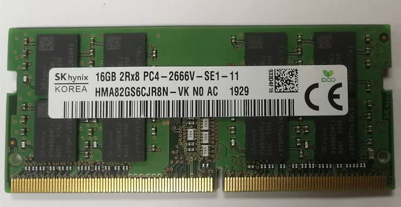 SK Hynix/Xianfeng x 1 16GB 2RX8PC4-2666V   DR4 