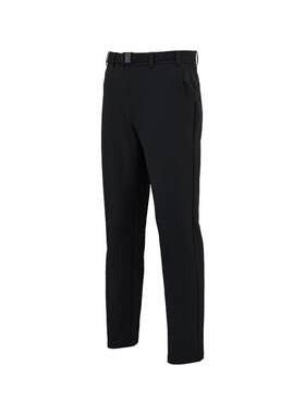 KOLON SPORT可隆软壳裤男运动弹力松紧腰REGULAR FIT拉绒软壳长裤