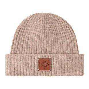 【礼物】Mulberry/玛葆俪纯色纹理感无檐便帽毛线帽