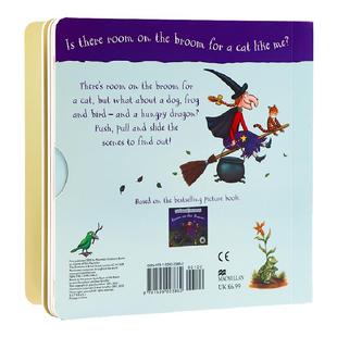 万圣节主题绘本Halloween英文原版 Room on the Broom 女巫扫帚排排坐机关操作书 小玻/南瓜在哪里/女巫温妮/五只小猴子纸板翻翻书