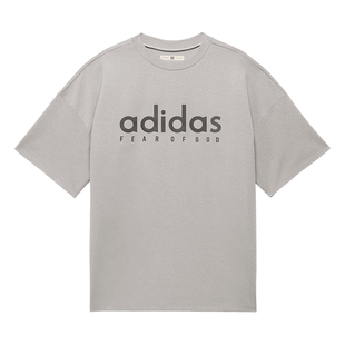 Fear of God Athletics系列运动短袖T恤adidas阿迪达斯三叶草