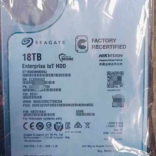 希捷ST18000NM009J 全新18TB硬盘3块，—议价