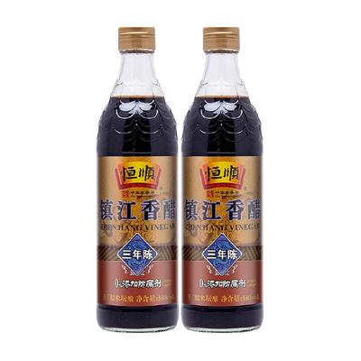 恒顺三年陈食用醋580ml×2瓶