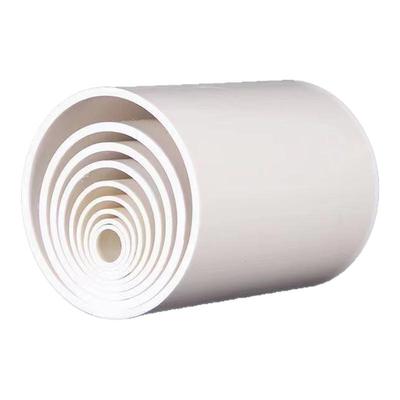 PVC管短管定制加工剪裁直管硬管下水排水给水塑料4050 75 110 160