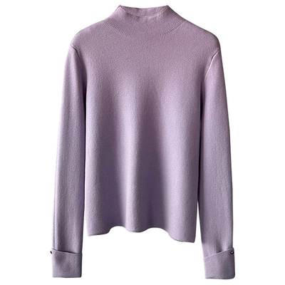 韩系浅色奶呼呼软糯针织衫女款