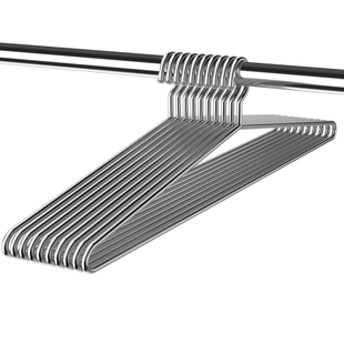 大衣架晒被子晒床单 特粗实心不锈钢大号晒被神器晾毛巾晾被单