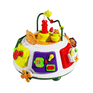 蒙氏早教百宝箱多功能宝宝益智旋转多面体婴幼儿玩具1到3周岁礼物