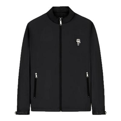 KARL LAGERFELD卡尔拉格斐秋季新款钉珠行政风夹克轻奢男士外套