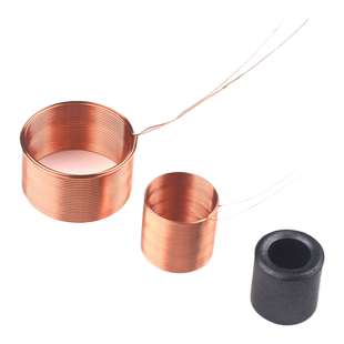 旋转LED次级线圈 无线供电 初级线圈 空心线圈空心线绕电感送磁环