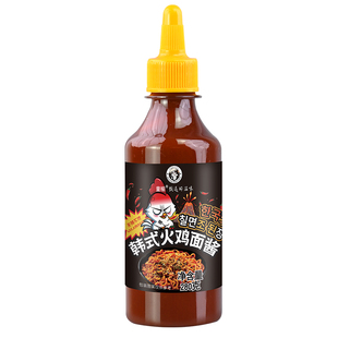 火鸡面酱辣椒酱变态双倍辣韩式酱料蛋黄酱拌面酱拌饭酱瓶装调味料
