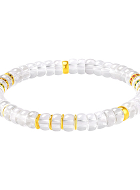 周大生转珠阁药片玛瑙紫水晶手串