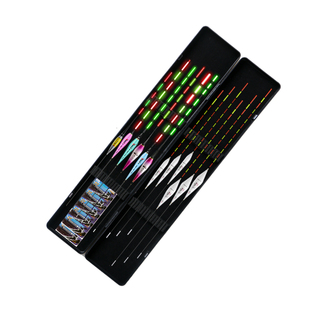 鱼漂夜光浮漂水域套装日夜加粗醒目两用野钓鲫鱼变色全套