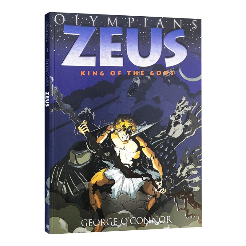 英文原版 Olympians Zeus KING OF THE GODS 奥林匹斯主神系列 宙斯 英文版 进口英语原版书籍儿童图书