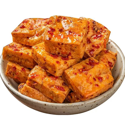 虎皮爆汁豆腐干湖南特产网红爆款麻香辣味解馋小零食休闲即食小吃