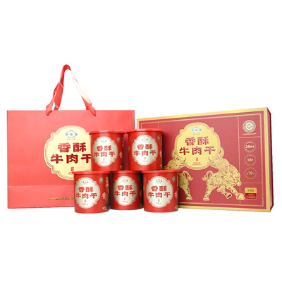 清梅居牛肉干酥脆咸甜口味