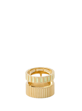 Ivi Slot Ring 银质镀金戒指