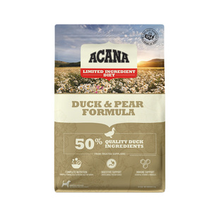 ACANA爱肯拿鸭肉梨狗粮进口无谷低敏清火去泪痕成幼犬通用犬粮2kg