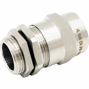 304不锈钢接管式防爆格兰头内外螺纹电缆密封接头M20转NPT1/2G3/4