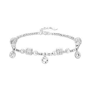 臻汇银999纯银碎冰冰五帝钱手链女士盘缠足银轻奢手串生日礼物