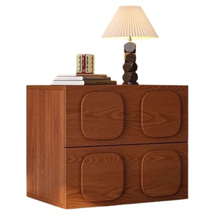 美式中古风卡门柜斗柜家用客厅储物柜组合电视柜卧室收纳柜床头柜