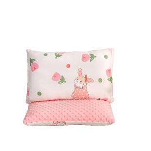 A类新款升级针织安抚儿童豆豆枕枕头套乳胶枕枕套家用幼儿园单人