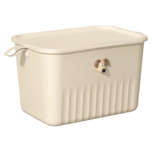 杂物收纳筐装化妆品塑料收纳盒零食储物盒厨房家用大号衣物整理箱