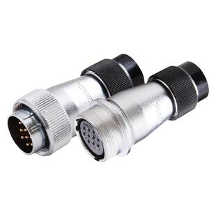 ZHQCN国如航空插头插座WS20对接式二芯3孔-4-5-6-7-9-12-14-15针