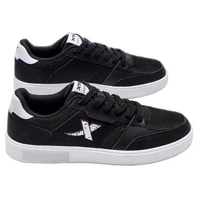 特步男鞋2025冬季新款板鞋休闲鞋子官方正品小白鞋男款白色运动鞋