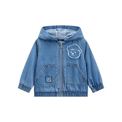 TeenieWeenieKids连帽牛仔外套